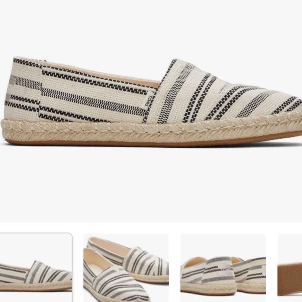 🆕 Toms Women's Alpargata Rope Espadrille Slip On Shoe - 7 - Picture 2 of 7